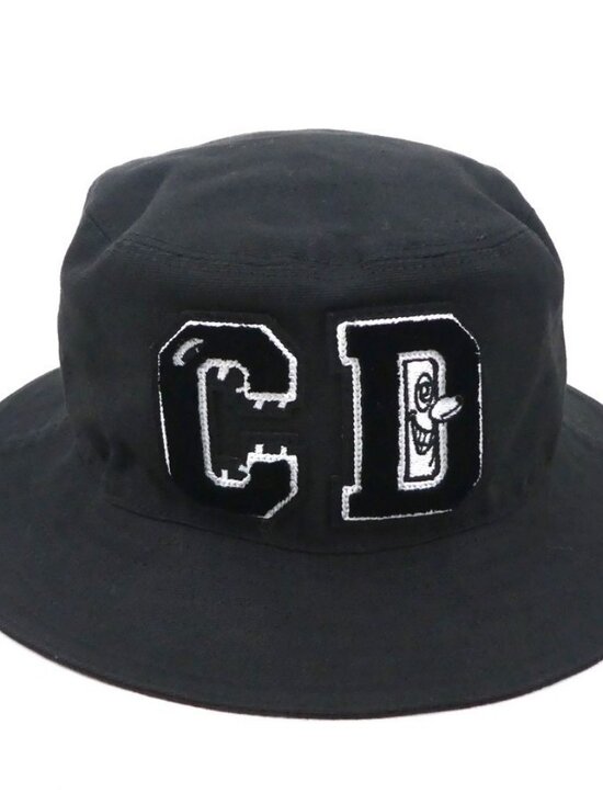Christian Dior ×Kenny Scharf Bucket Hat Black Cotton